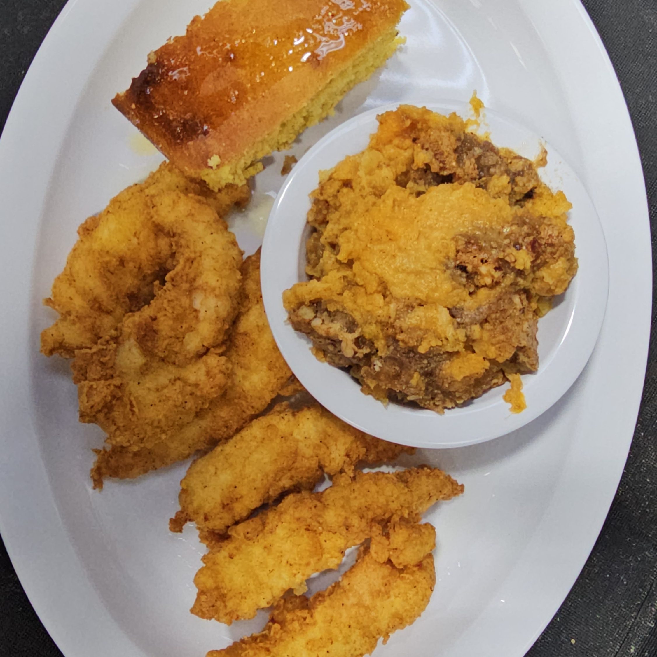 6 Piece Chicken Tender 1 Side.