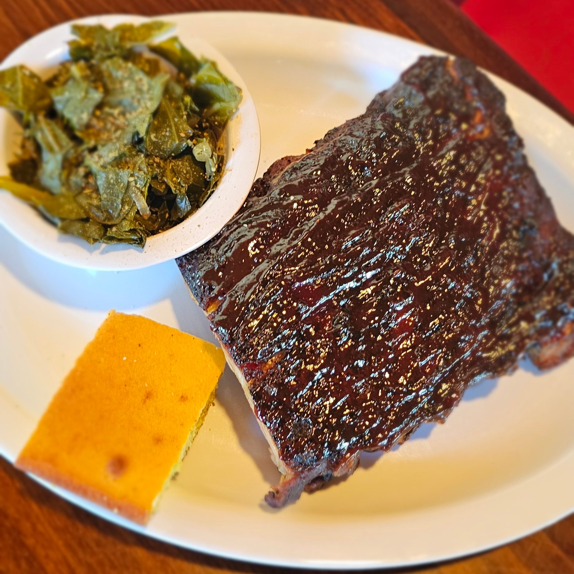 1/2 Rack Ribs 1 Side.