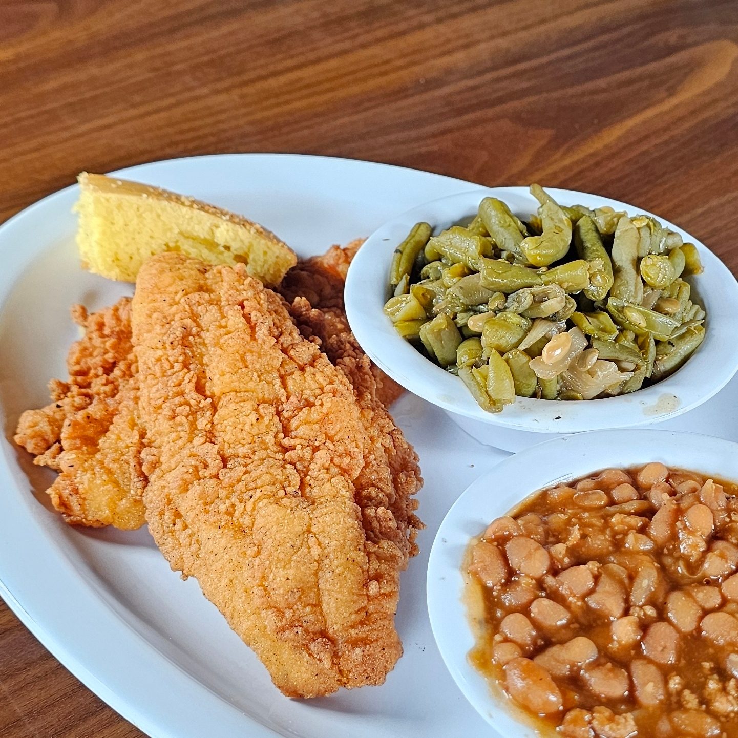 2pc Fish & 1 Side- Catfish.